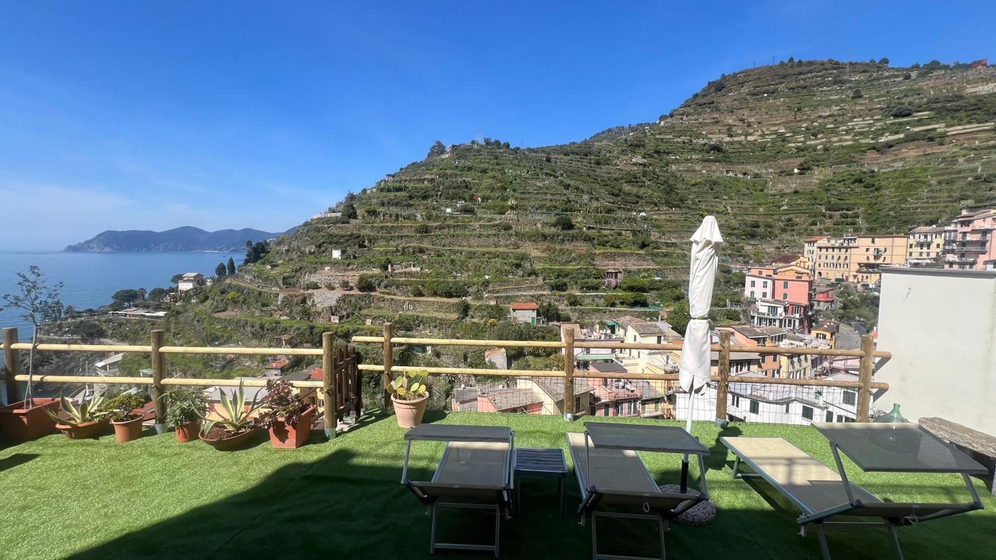 Orizzonti Apartments Manarola Bagian luar foto