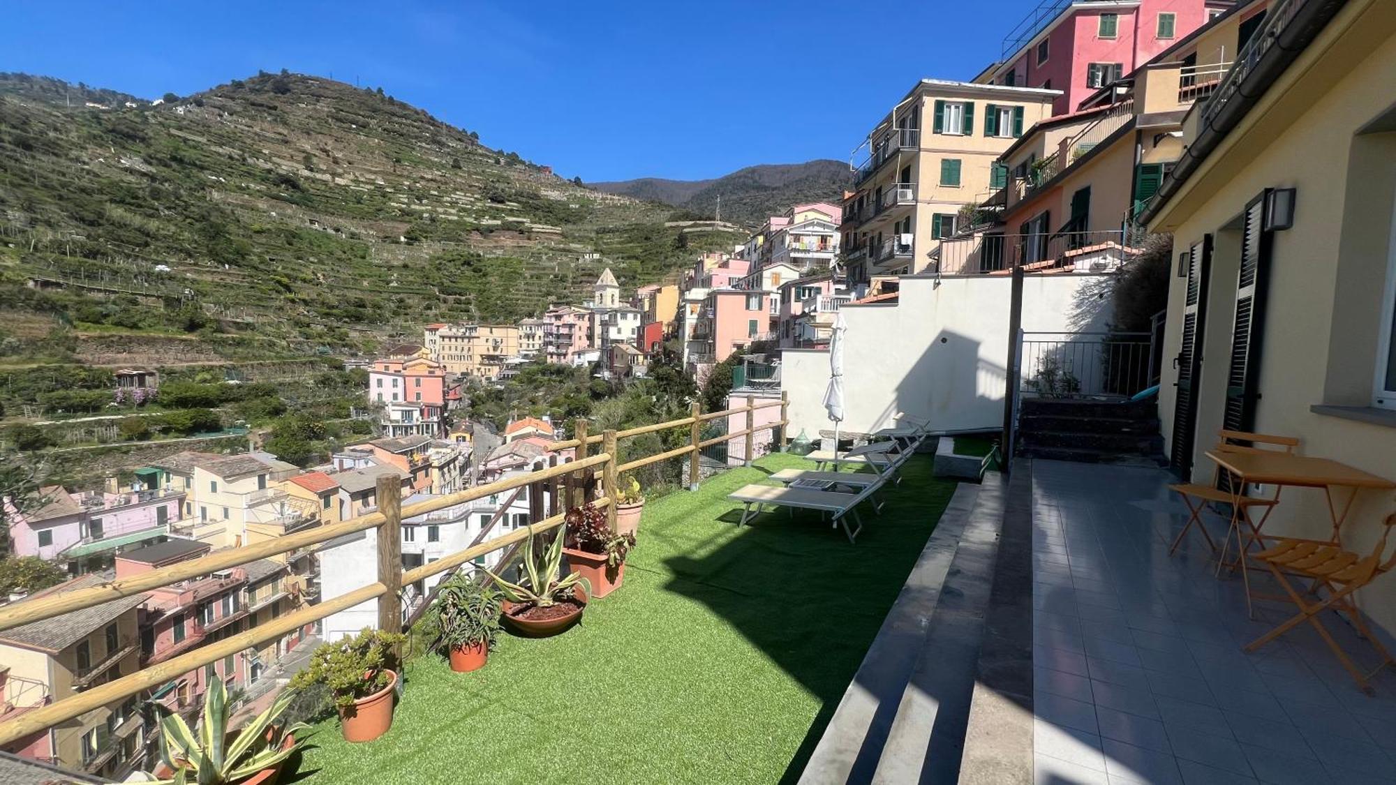 Orizzonti Apartments Manarola Bagian luar foto